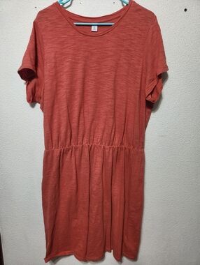 Old Navy Short Sleeve Knit Top - Rust Orange